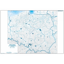 Mapa ścienna - polska